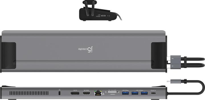 Produktbild j5Create JCD552 (USB-C, 4 Ports)