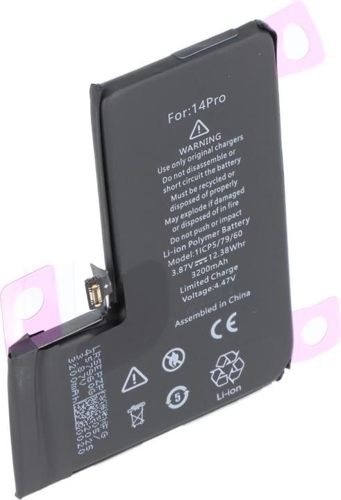 Actual product image AccuCell Akku Apple iPhone 14 Pro, A2866, 1/CP5/79/60