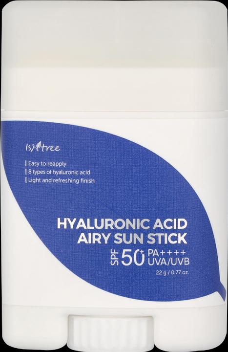 Isntree Hyaluronic Acid Airy Sun Stick (Stick solaire, SPF 50, 22 ml, 22 g)