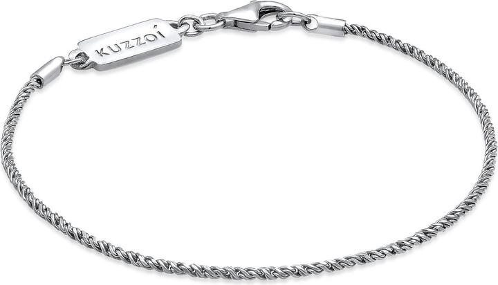 Kuzzoi Basic Armband (21 cm, 925er Sterling Silber)