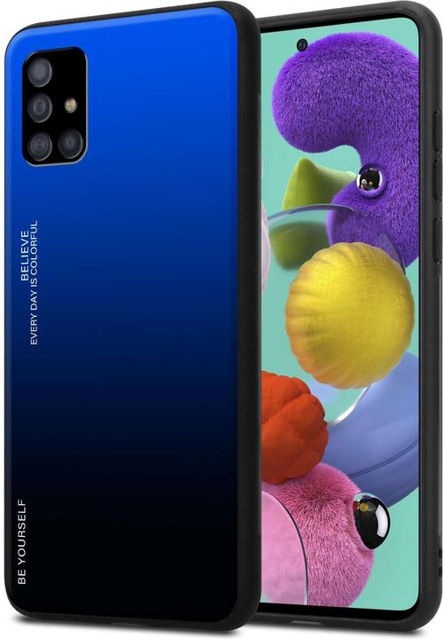 Actual product image Cadorabo Bumper Case for Samsung Galaxy A51 5G TPU 2 Farben Glas (Samsung Galaxy A51 5G)