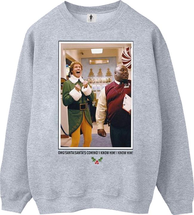 Elf OMG Santa Photo Sweatshirt (S)