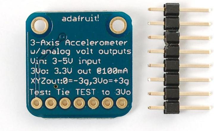 Actual product image Adafruit ADXL335 5V Three-Axis Accelerometer (Dock)