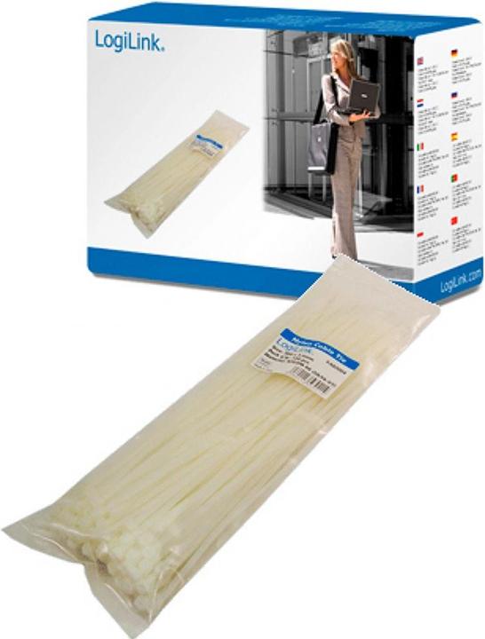 Produktbild LogiLink Kabelbinder, 100 Stk. (Kunststoffkabelbinder, 300 mm, 100 Stk.)