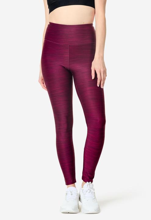 Image du produit Domyos Legging de fitness taille haute femme, imprimé gris (W26/L30)