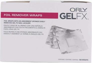 Actual product image Orly Gel FX Foil Remover Wraps