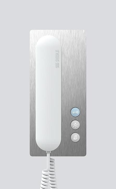 Actual product image Siedle S. & Soehne bus telephone Standard stainless steel/white BTS 850-02 E/W (Wired)