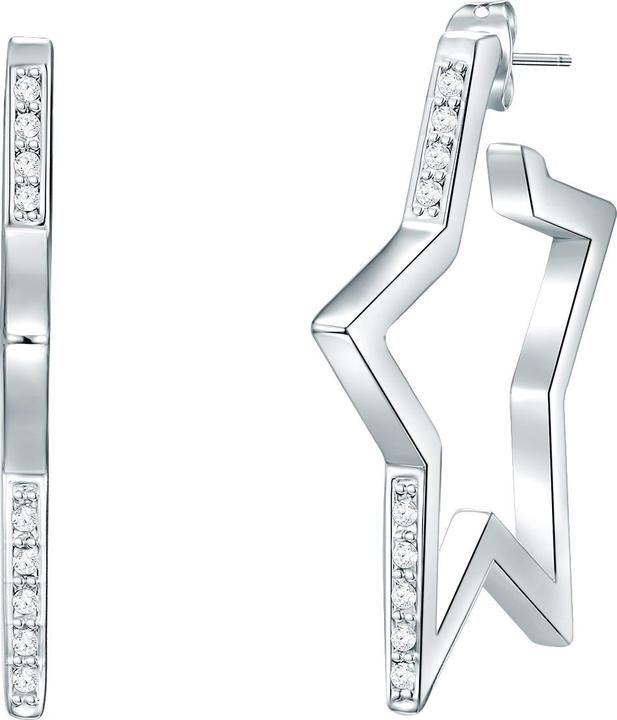 Lulu & Jane Damen Stern Metall-Legierung verziert mit Kristallen von Swarovski® silber - 29311 (Metall-Legierung)