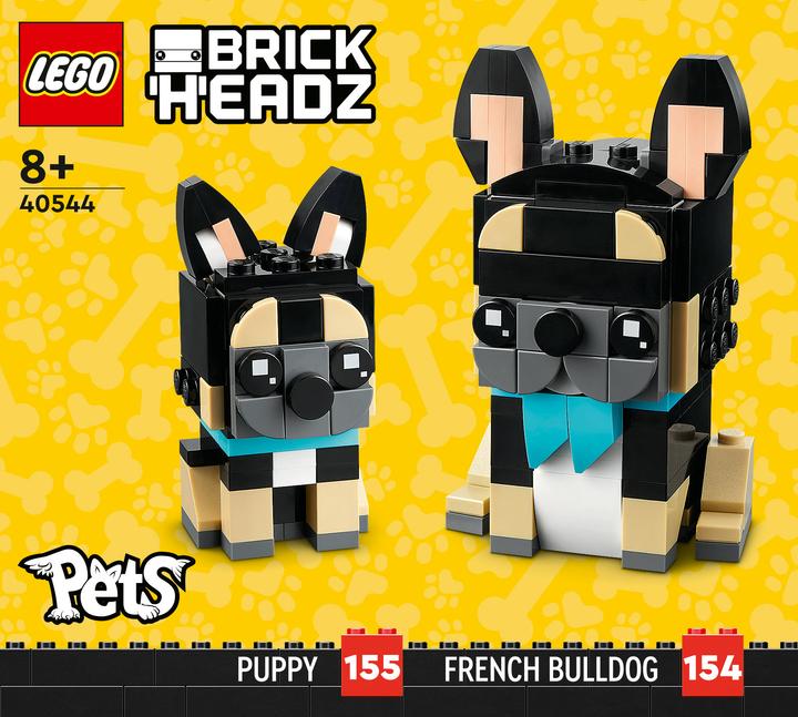 Image du produit LEGO BrickHeadz - Pets Bouledogue français (40544, LEGO Brickheadz)