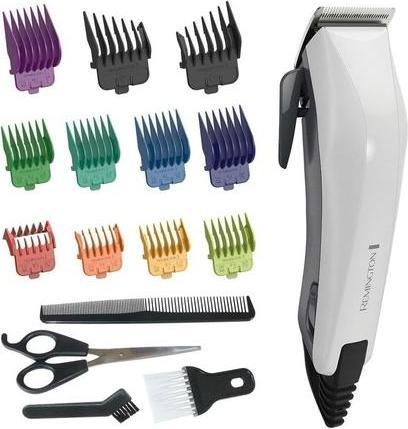 Remington Clipper Kit with Neck Duster and Combs Scissors Comb Taper Lever Blades