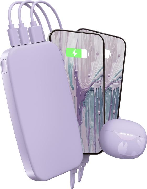 Image du produit Fresh'N Rebel Fresh 'n Rebel Powerbank 18000 mAh Lilac (18000 mAh, 20 W, 66.60 Wh)