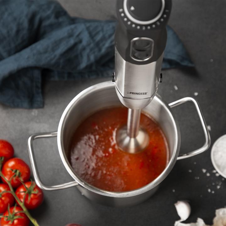 Produktbild Princess Stabmixer 221206 (1000W schwarz und silber) (01.221206.01.001)