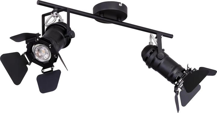 Produktbild Globo Strahler Egon schwarz 2xGU10 (GU10)