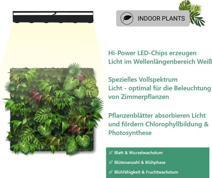 Produktbild Parus by Venso Grow Light Track Lights 60cm schwarz, Abstrahlwinkel 90° (LED, 245 V)