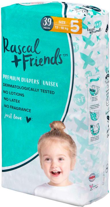 Actual product image Rascal+Friends Premium (Size 5, Pack, 39 Piece)