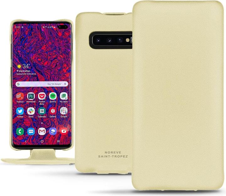 Actual product image Noreve Leather cover vertical (Samsung Galaxy S10 5G)