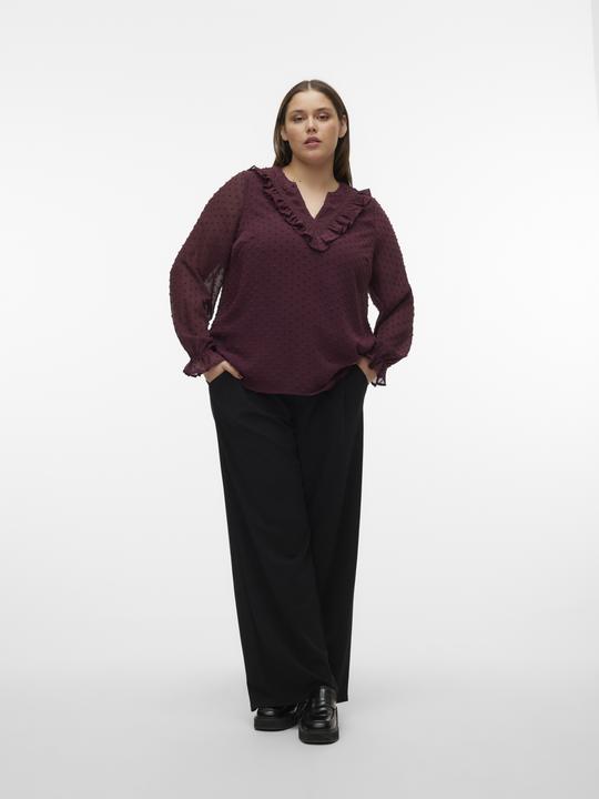 Immagine prodotto Vero Moda Vestibilità regolare Scollo a V Curve Polsini elasticizzati Taglio voluminoso delle maniche Top Top (42)
