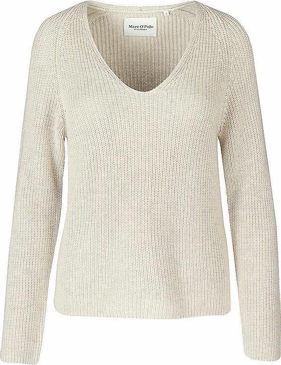 Image du produit Marc O'Polo Cardigan Stich Pullover V-Neck sandy melange (M)