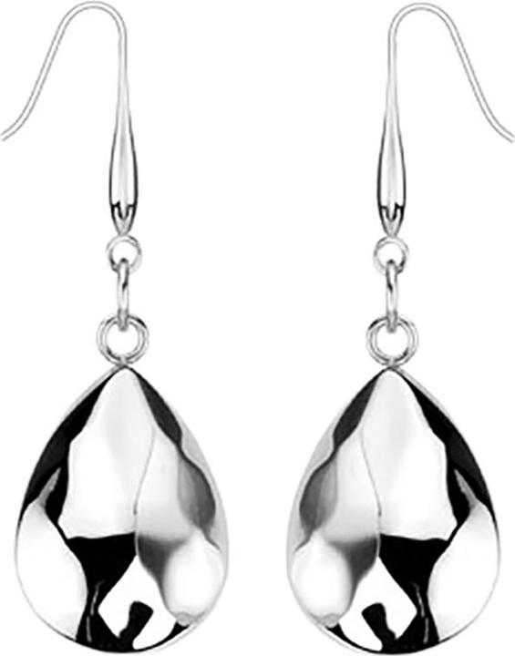 Star Piercing Ohrring silber Stahldropfen (Chirurgenstahl 316L)