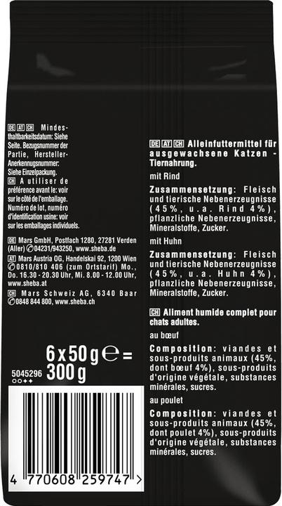 Produktbild Sheba Fresh und Fine (Adult, 6 Stk., 300 g)