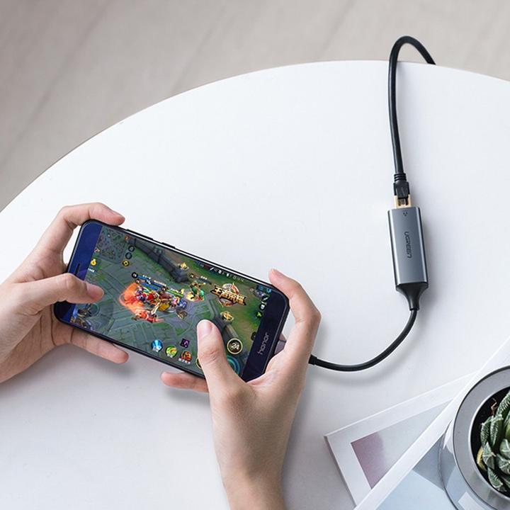 Image du produit Ugreen Adaptateur Gigabit Ethernet (USB-C 3.1 Gen 1, RJ45 (1x))