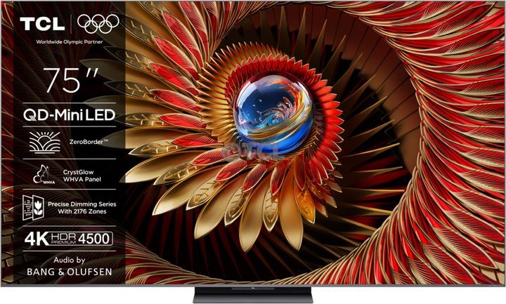 Actual product image TCL 75C89K QD-Mini LED TV (4K Ultra HD, Smart TV 144Hz) (75", LED, 4K)