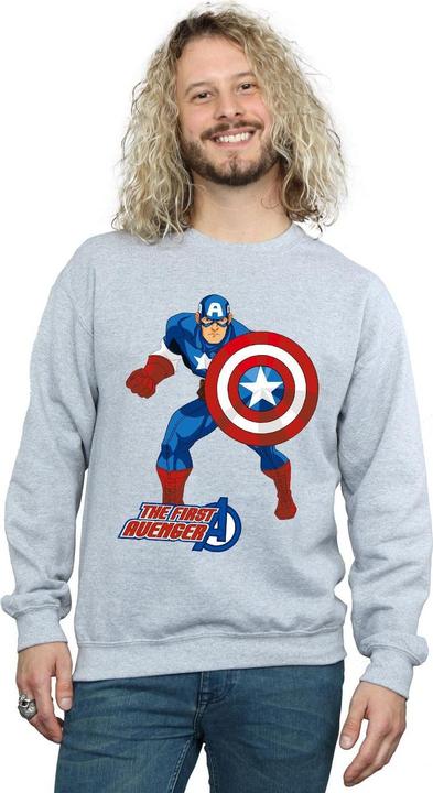 Produktbild Captain America Erwachsene The First Avenger Sweatshirt (XL)