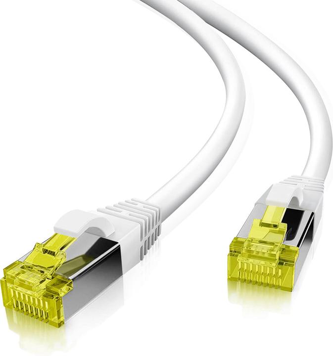 Immagine prodotto Helos cavo patch ultra flex S/FTP Cat 6a TPE bianco 30,0 m (S/FTP, CAT6a, 30 m)