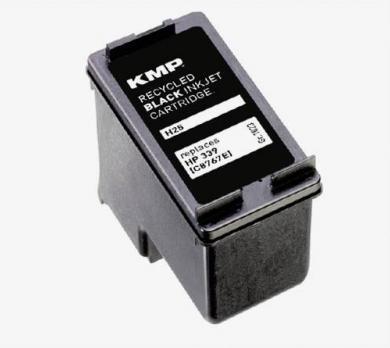 Produktbild KMP H25 Tintenpatrone kompatibel mit HP C 8767 E (BK)