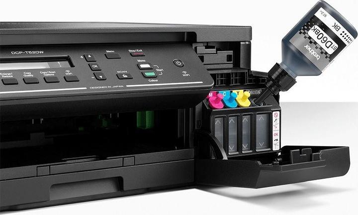 Produktbild Brother DCP-T520W Multifunktionsdrucker Tintenstrahl A4 6000 x 1200 DPI 30 Seiten pro Minute WLAN (Tintentank, Farbe)
