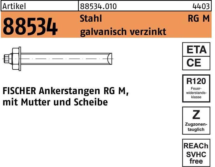 Produktbild Fischer Ankerstange RG M8x110 5.8 (10 Stk.)