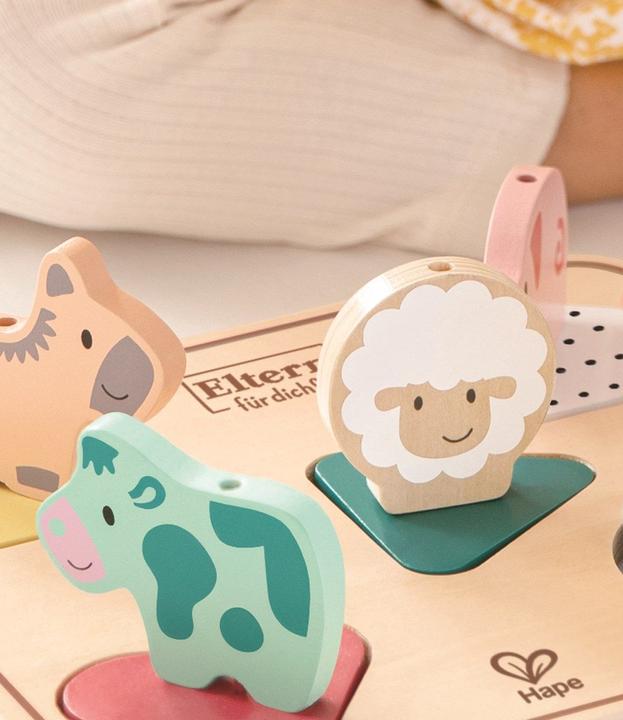 Actual product image Hape Animal sound puzzle Tom (6 pieces)