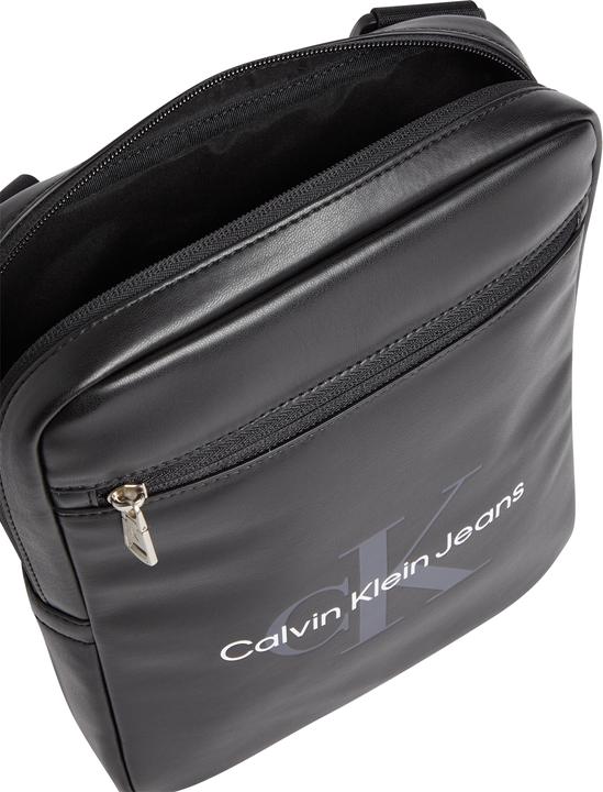 Immagine prodotto Calvin Klein Uomo Monogram Soft Reporter22 Crossover, Nero, Taglia unica (100% Poliuretani)