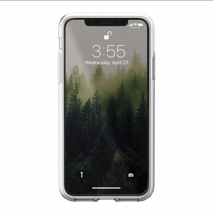 Actual product image Nomad Case Clear Leather Brown iPhone X / Xs (Apple iPhone X, Apple iPhone XS)
