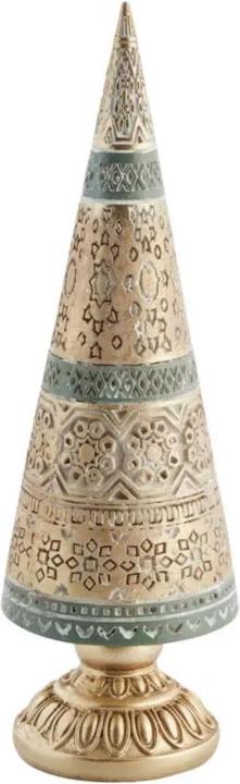 Lene Bjerre Christmas tree Alana 20.5 cm, gold / grey, motif