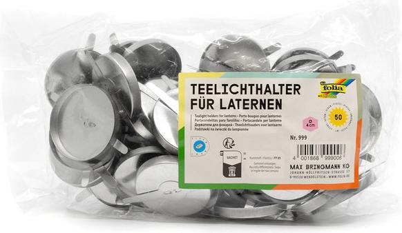 Produktbild Folia Teelichthalter für Laternen (1 x, Ø 4 cm)