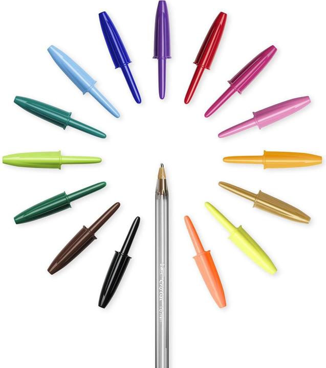 Produktbild Bic Cristal Kugelschreiber (Multicolor, 15 x)