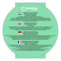 Label énergétique Benson Home Poêle 28 cm revêtement antiadhésif marbre (Poêle à frire)