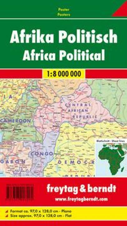 Energie-Label Freytag Berndt Poster.Afrika Politisch