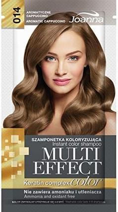 Image du produit Joanna Shampooing couleur instantané Multi Effect Keratin Complex 014 Aromatic Cappuccino 35G (Shampoing liquide)