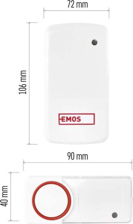 Produktbild Emos Drahtlose Türklingel P5750 (Funk)