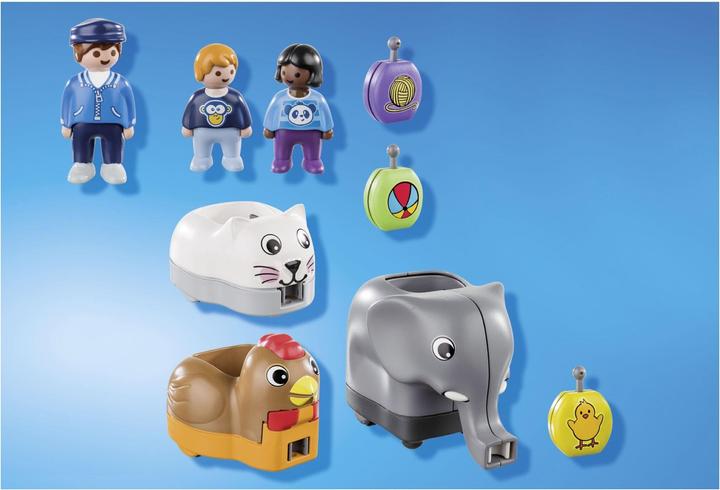 Produktbild Playmobil Mein Schiebetierzug (70405, Playmobil 1.2.3)