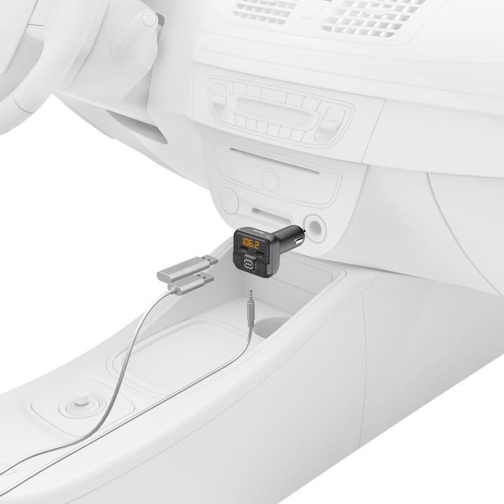 Produktbild Hama FM-Transmitter mit AUX-IN + USB-IN