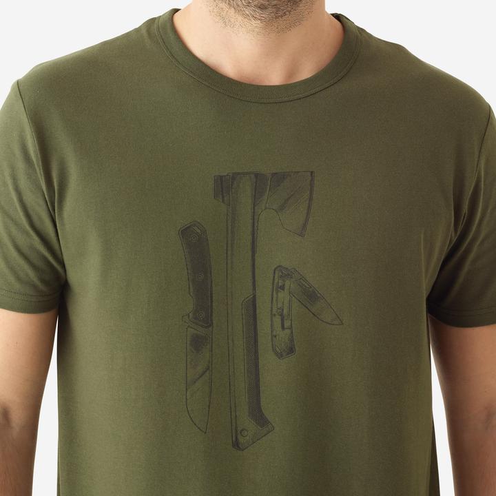 Actual product image Solognac T-Shirt 100 Baumwolle Nessmuk (M)