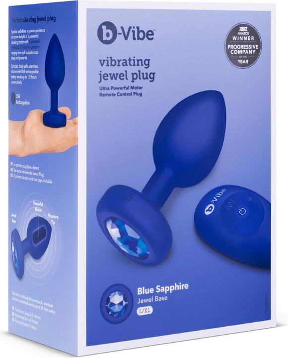 Immagine prodotto B-Vibe Plug vibrante Jewel L/XL Navy