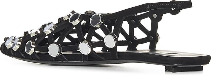 Actual product image The Attico Scarpe Basse Nero (39)