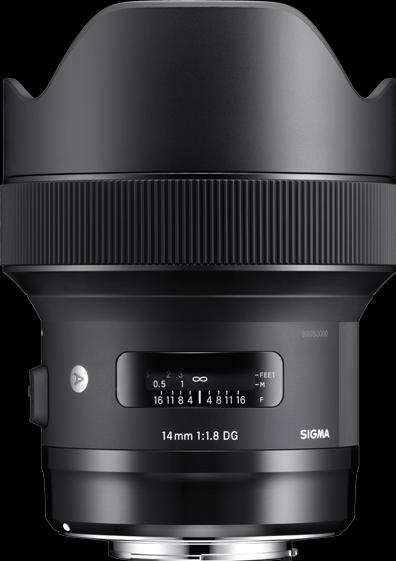 Immagine prodotto Sigma 14mm f/1,8 DG HSM ART, Sony E (Sony E, Full-frame, APS-C / DX)