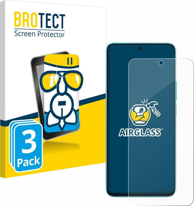 Produktbild BROTECT AirGlass Panzerglasfolie (3 Stück, Honor X8a)