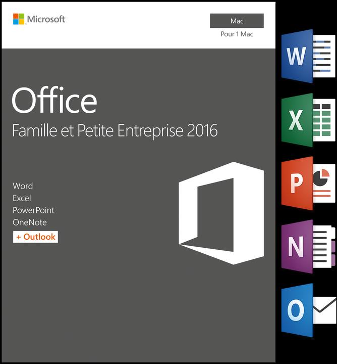 Microsoft Office 2016 Famille et Entreprise (1 Utilisateur, Illimité)