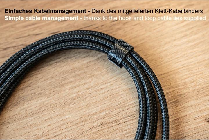 Produktbild Good Connections USB 4.0 Gen. 3x2 Kabel 40GBit/s 240W 8Ka60Hz USB-C Stecker an (1.80 m, USB 4.0, 240 W)
